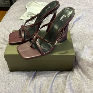 Burgundy heels